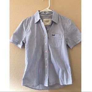 Striped button down shirt